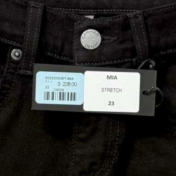 Carmar Black/White Pants | Size 23 - Picture 5 of 6